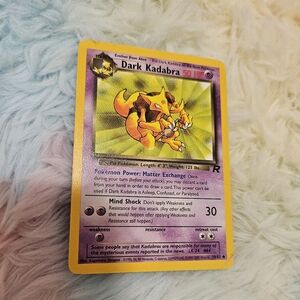 Dark Kadabra Pokémon Card